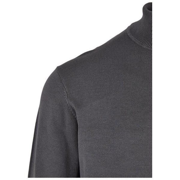 Rullkrage - Urban Classics - Mörkgrå - Viskos och Nylon - Justerad komfort - För män Mörkgrå jag