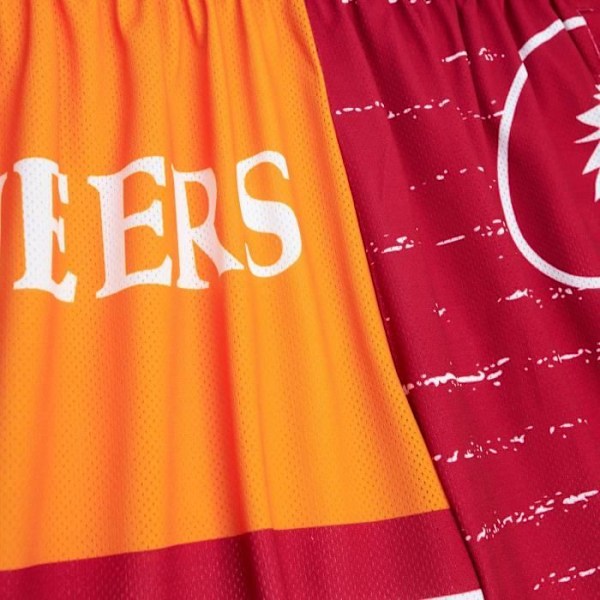 Shorts för basketboll M&N Tampa Bay Buccaneers JUMBOTRON 3.0 - Vit - Herr - Andningsbar Flerfärgad M