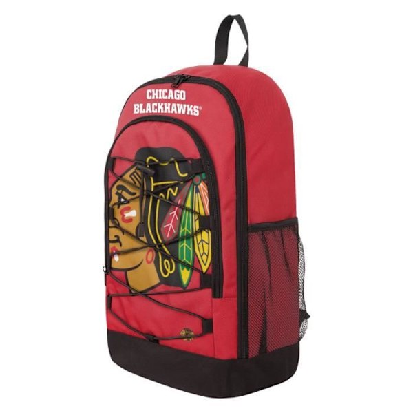 Rygsæk - FOCO - Chicago Blackhawks - 100% Polyester - 45x35x15 cm - 25L opbevaring
