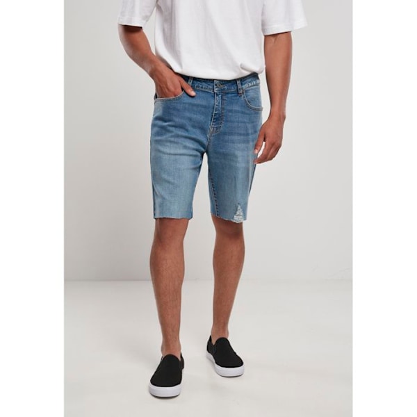 Kort i denim - Urban Classics - Mand - Blå - Regular - 98% bomuld, 2% elastan blå 30