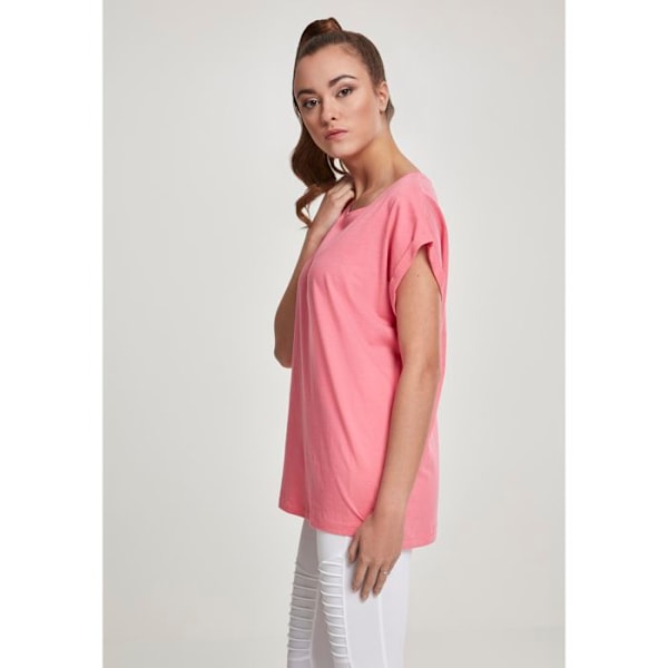 T-shirt kvinna - Urban Classic - Utökad - Rosa - Långa ärmar - 100% bomull rosa S