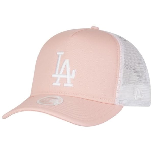 Trucker-lippis - New Era - Los Angeles Dodgers - Yksi koko - Polyesteri - Puuvilla rosa / vit