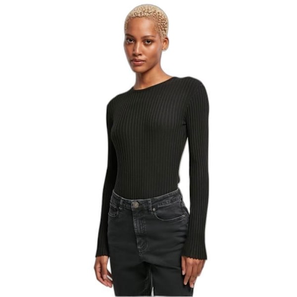 Body pitkät hihat corduroy nainen Urban Classics - musta - L musta L
