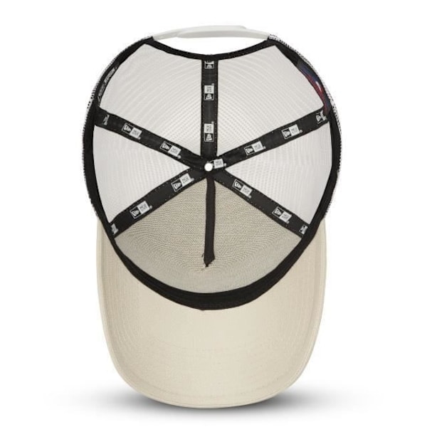 Keps - New Era - Yankees A Frame Trucker - Beige - Bomull - Justerbar beige, greige, vit