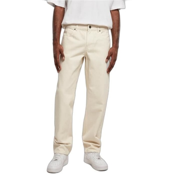 Urban Classics Färgade Loose Fit Jeans - vit - 36 Vit 36