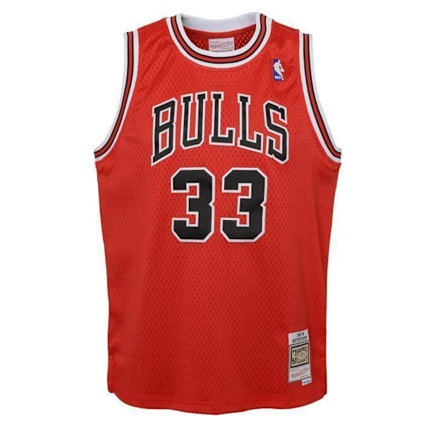 Maillot barn Chicago Bulls Swingman Road - Pippen Scottie 1997 - röd/svart - 14/16 år röd svart 18-20 år gammal