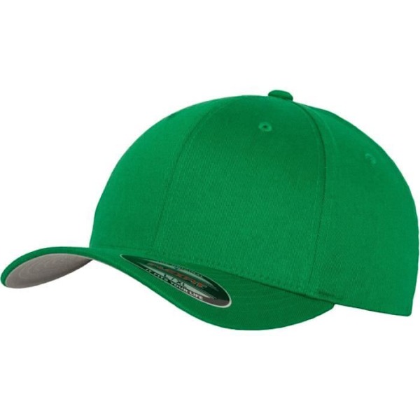 Flexfit WOOLY COMBED Stretchable Cap - peppargrön