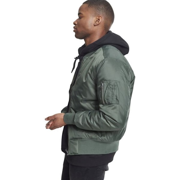 Jacka - Urban Classic - Basic Bomber - Färg oliv - Unisexe - Stort storlek oliv XXXXL