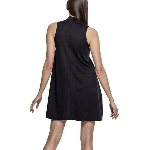 Mini sommerkjole - Urban Classics - A-LINE - Høj krave - Sportsærme - Sort Svart XL