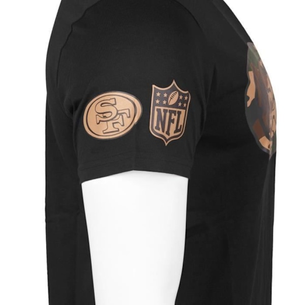 New Era Fotboll Supportertröja - NFL Lag noir / wood camo San Francisco 49ers XS