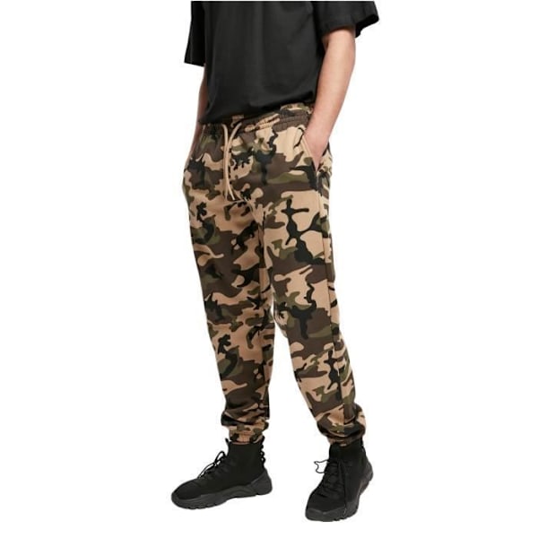 Urban Classics Basic joggingbyxor - woodcamo - L Woodcamo XS