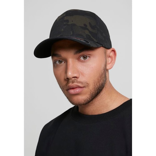 Casquette - Flexfit - Multicamo - Confort Flexfit - 98% bomuld - Unisex Sort camouflage S / M