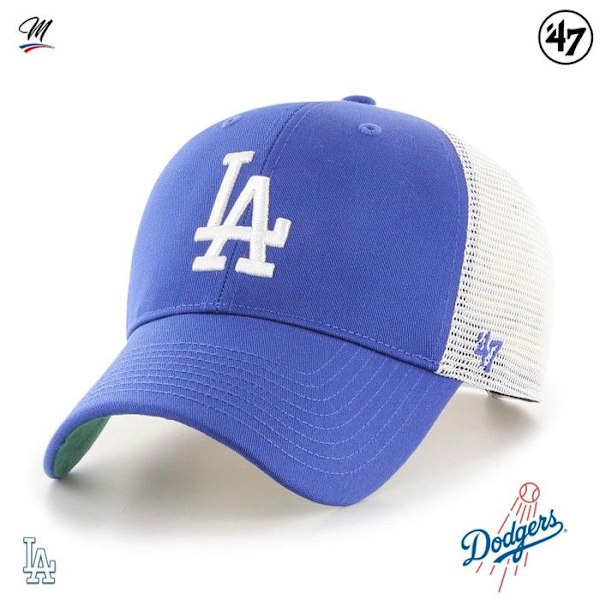 Lippis - 47 Brand - Los Angeles Dodgers - Royal - Mukava - Urheilutyylinen Kunglig