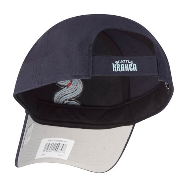 Casual Cap - 47 Brand - MVP Seattle Kraken - Justerbar - Struktureret Krone - Efterår/Vinter Marin