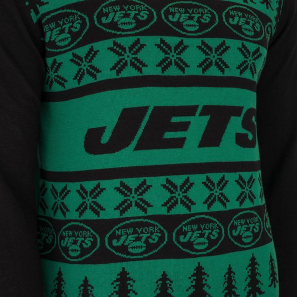 NFL Lags Ugly Sweater XMAS Tröja i stickat New York Jets XL