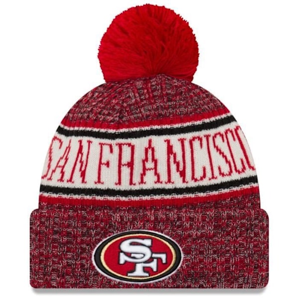 Chapeau - New Era - NFL Sideline 2018 - San Francisco 49ers - Fleece-for - 100% akryl