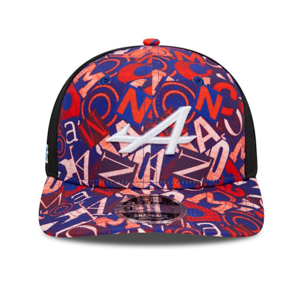 Lippis - Alpine F1 Team - Ocon Gasly - 9Fifty - Musta - Monivärinen - Urheiluvaatteet Svart, Rosa S / M