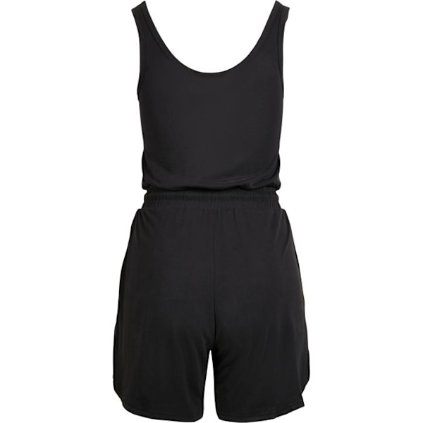 Ærmeløs jumpsuit - Urban Classics - Unikt design - Sort - Modalstof - Foran lommer svart S