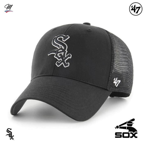 Kasket - MLB - Chicago White Sox - Branson MVP - Trucker - Sort - Unisex Svart
