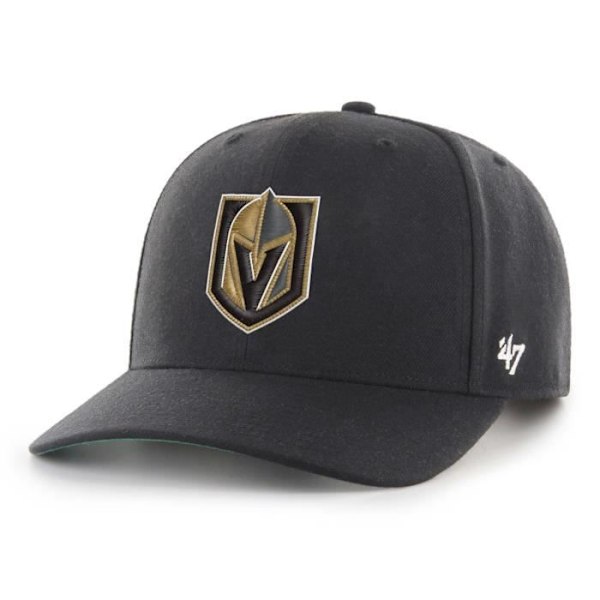Casquette 47 Brand Low Profile Snapback ZONE Vegas Golden Knights - Mies - Musta - Urheiluvaatteet Svart