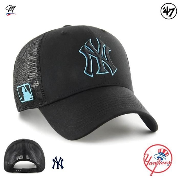 Casquette MLB New York Yankees 'Branson MVP' - B-BRSRS17CTP-BK - Herr - Svart - Polyester - Sportkläder Svart