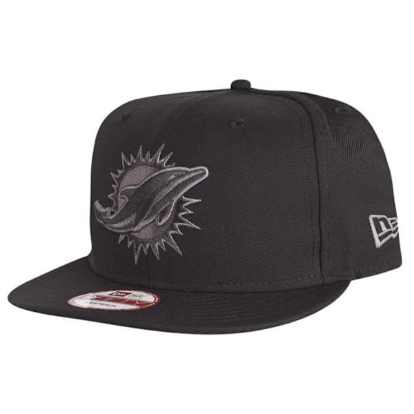 New Era 9Fifty Snapback Cap - Miami Dolphins sort / grå