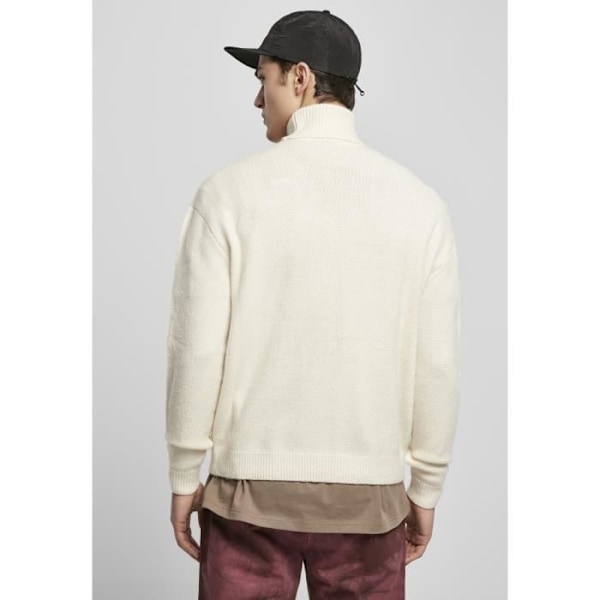 Urban Classics Oversized Roll Neck Jumper - Vit - M Vit XXL
