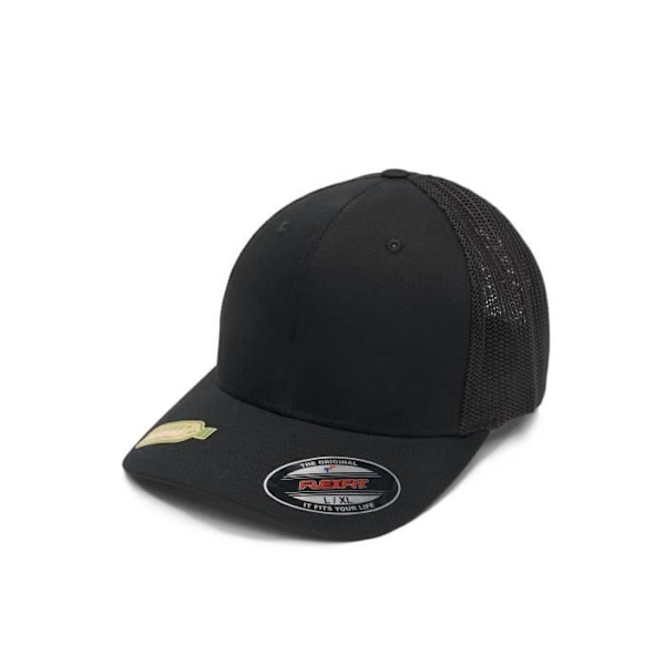 Flexfit Dammössor / Truckerkeps Återvunnet Mesh Svart - 748634 S / M