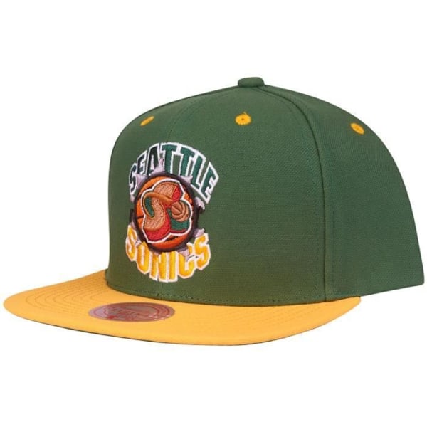 Mitchell & Ness Snapback Cap BREAKTHROUGH Seattle Supersonics svart och grönt