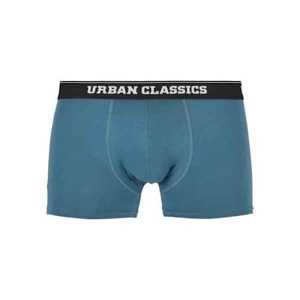 Paket med 3 Urban Classics ekologiska boxare (stora storlekar) - svart/vit/svart/ankblå - 4XL Svart/Vit/Svart/Ankblå XXXL