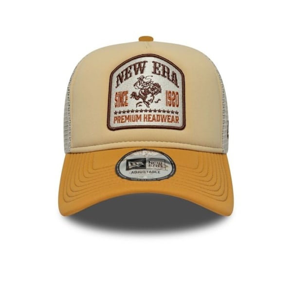 New Era Kläder Modell New Era Graphic Patch Cream 9forty A-frame Trucker Justerbar Ca - Färg Ljus Brun ljusbrun
