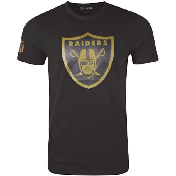 T-shirt NFL Oakland Raiders New Era svart / trä camo - Herr Svart / trä camo M