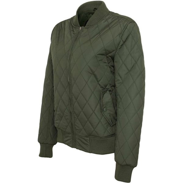 Parka Dame - Urban Classic - Nylon Diamant - 100% Polyester - Maskinvask - Langærmet oliv M