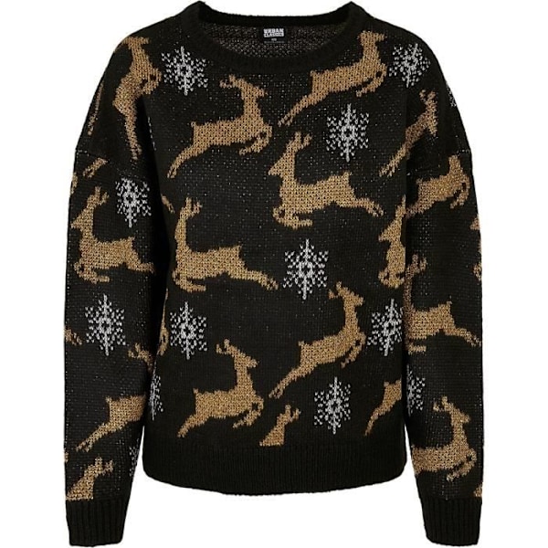 Kävely joulupullover naisille - Urban Classics - Musta - Pyöreä kaula-aukko - Aikuisille Svart M