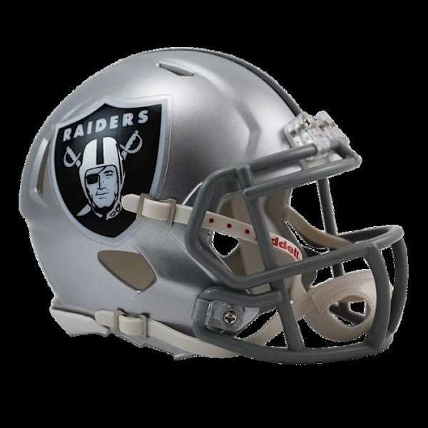 Mini hjälm NFL Oakland Raiders Riddell Replika -Riddell Svart