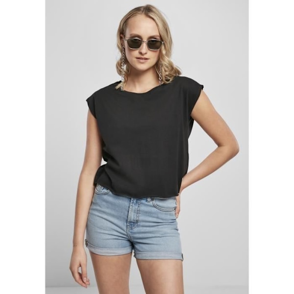 T-paita naisille Urban Classics orgaaninen lyhyt - musta - L musta XS