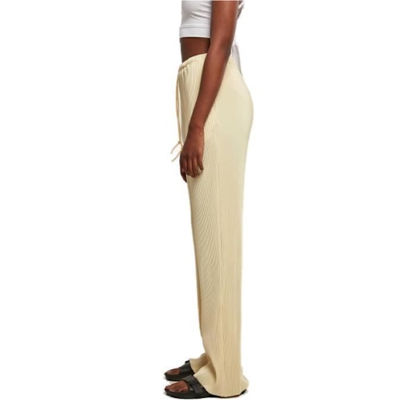 Naisten pleat-pants Urban Classics - keltainen - L