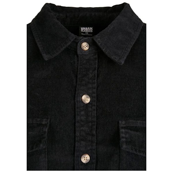 Surchemise - Urban Classics - Lång - Kord - 100% bomull - Loose fit dam svart S