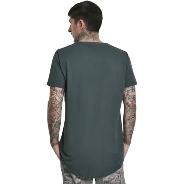 T-paita pitkä - Urban Classics - MUOTOILLUT - Pullohi.green - Pyöreä kaula - Lyhyet hihat flaskgrön XS