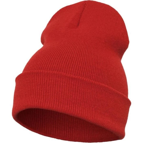 Hue - YUPOONG - Flexfit Heavyweight LONG - Rød - 100% akryl - Vinter Röd