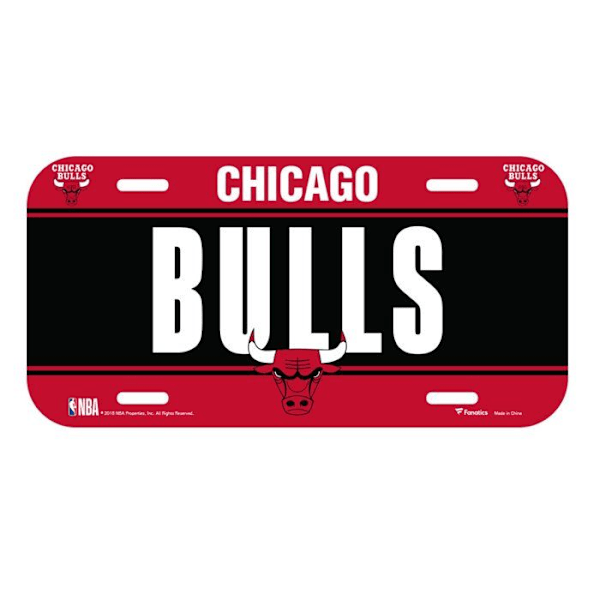 Fanatics Nummerplade - Chicago Bulls Flerfärgad