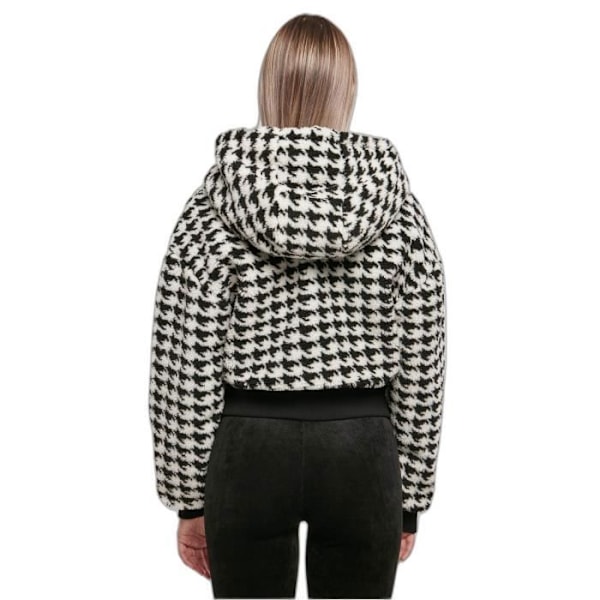 Urban Classics AOP - musta - L naisten oversize fleece-takki sort XL