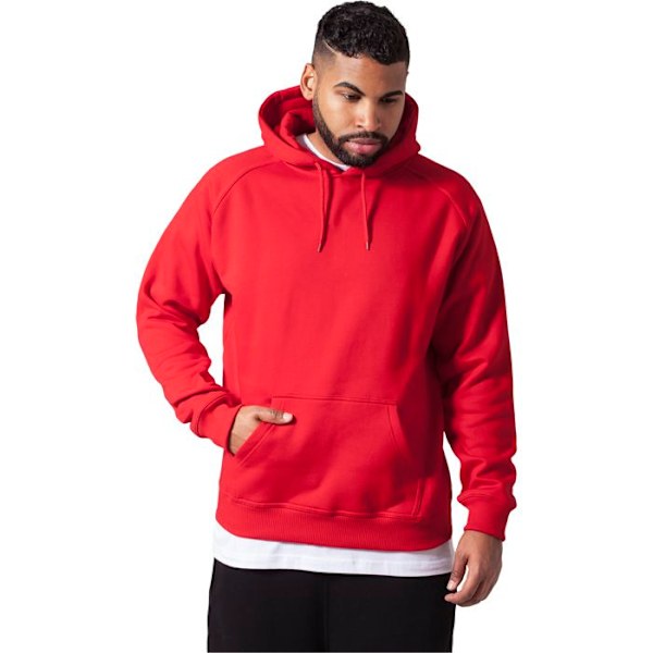 Hoodie - URBAN CLASSICS - Store størrelser - Rød - Lange ærmer - Unisex Röd XXXXXL