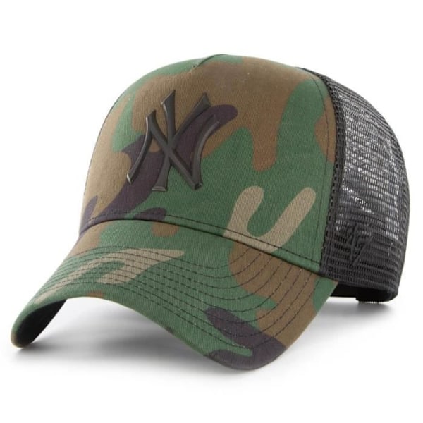 47 Brand Justerbar Truckerkeps - New York Yankees trä camo