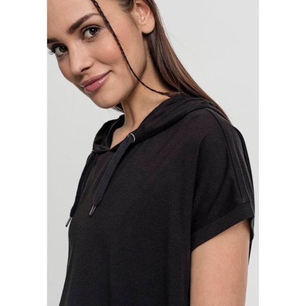 Sweatshirt - Urban Classic - Basic - Musta - Pitkät hihat - Huppukaulus sort S
