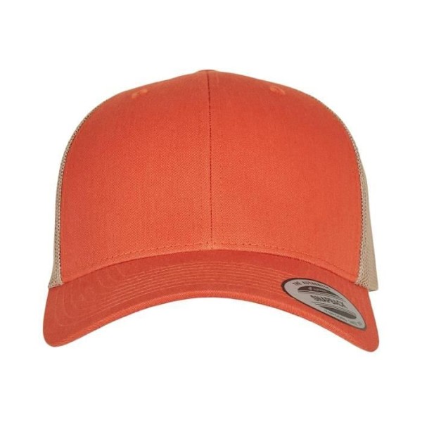 Flexfit RETRO Trucker 2-tons Snapback Cap Orange / khaki