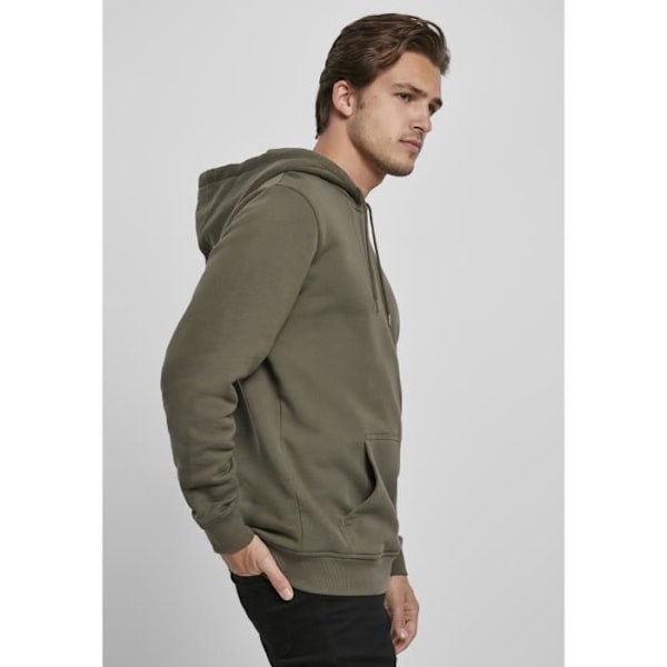 Huppari - Urban Classics - Luonnonmukainen Perustuote - Värinä Oliivi - Pitkät Hihat - Unisex Oliv S