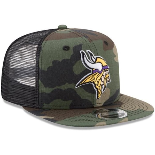 New Era 9Fifty Mesh Snapback Cap Minnesota Vikings trä camo