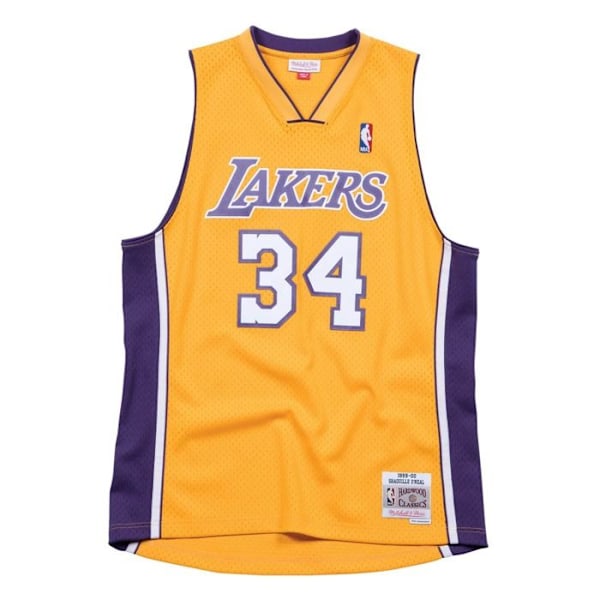 Maillot NBA - Mitchell & Ness - Shaquille O'Neal - Los Angeles Lakers - Gul - Storlek M/L Svart M