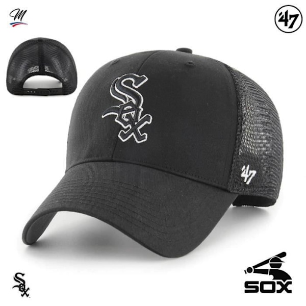 Kasket - MLB - Chicago White Sox - Branson MVP - Trucker - Sort - Unisex Svart